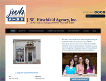 Tablet Screenshot of jwhinsurance.com